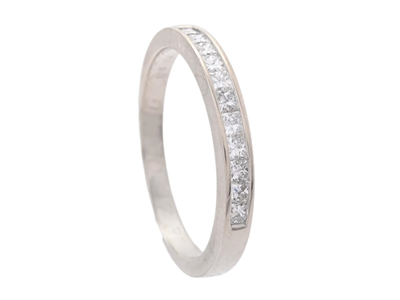 Jewellery, ETERNITY RING, 18K white gold