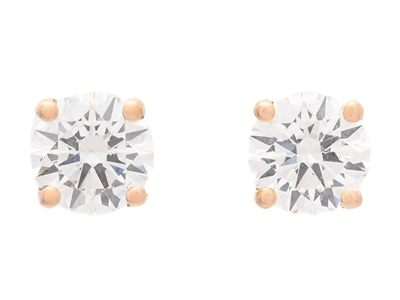 Jewellery, SOLITAIRE EARRINGS, 18K gold