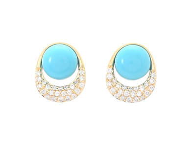 Jewellery, EARRINGS, 18K gold