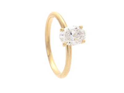 Jewellery, SOLITAIRE RING, 18K gold
