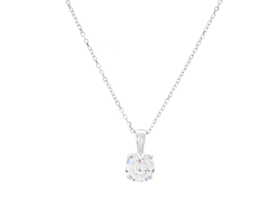 Jewellery, SOLITAIRE PENDANT, 18K white gold