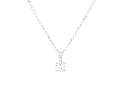 Jewellery, PENDANT/CHAIN, 18K white gold