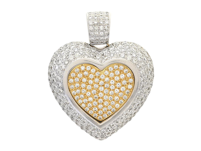 Jewellery, PENDANT, 18K gold/white gold