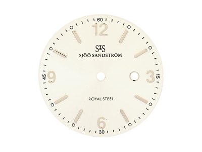 Watch parts, DIAL, for Sjöö Sandström Royal Steel ladies´ wristwatch
