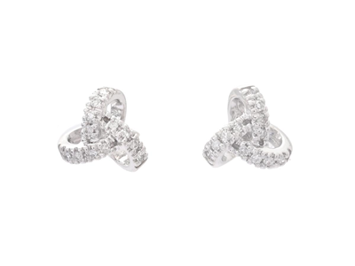 Jewellery, EARRINGS, 18K white gold