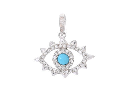 Jewellery, PENDANT, 18K white gold