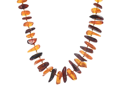 Jewellery, NECKLACE, amber