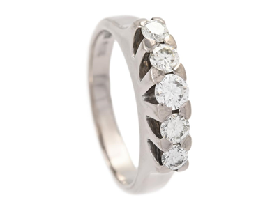 Jewellery, RING, 18K white gold