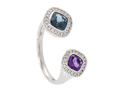 Jewellery, RING, 18K white gold