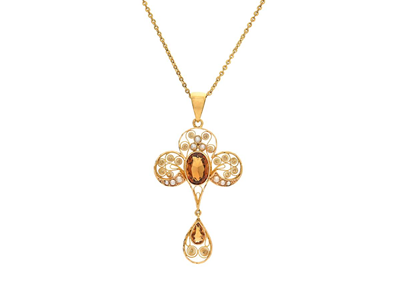 Jewellery, PENDANT/CHAIN, 18K gold