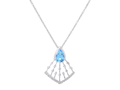 Jewellery, PENDANT/CHAIN, 18K white gold