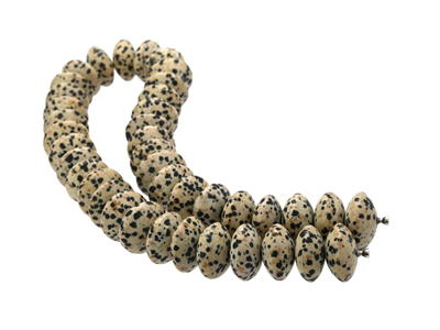 Jewellery, NECKLACE, dalmatinerjaspis