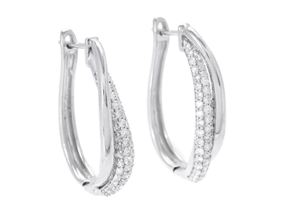 Jewellery, EARRINGS, 18K white gold