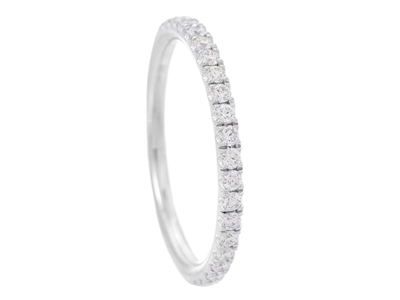 Jewellery, ETERNITY RING, 18K white gold