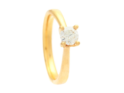 Jewellery, SOLITAIRE RING, 18K gold
