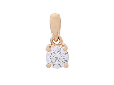 Jewellery, SOLITAIRE PENDANT, 18K gold