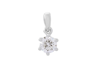 Jewellery, SOLITAIRE PENDANT, platinum