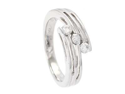 Jewellery, RING, 18K white gold