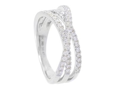 Jewellery, RING, 18K white gold