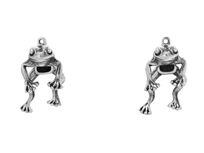 Jewellery, EARRINGS, silver