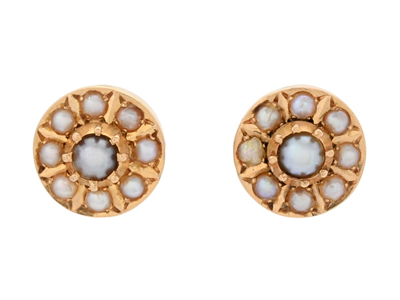 Jewellery, PEARL EARRINGS, 18K gold