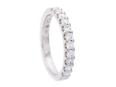 Jewellery, ETERNITY RING, 18K white gold