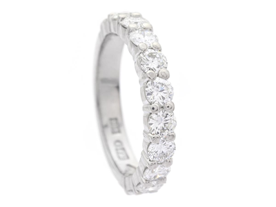 Jewellery, ETERNITY RING, platinum
