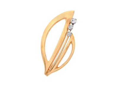 Jewellery, BROOCH, 18K gold