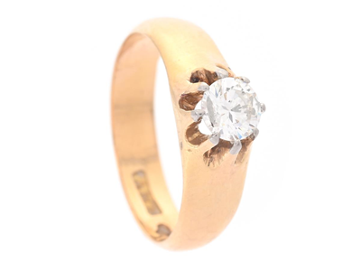 Jewellery, SOLITAIRE RING, 18K gold