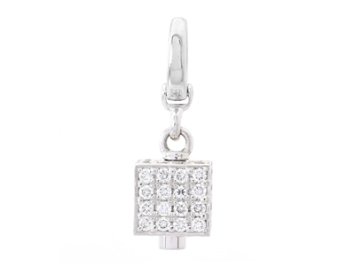 Jewellery, DETACHABLE PENDANT, 18K white gold