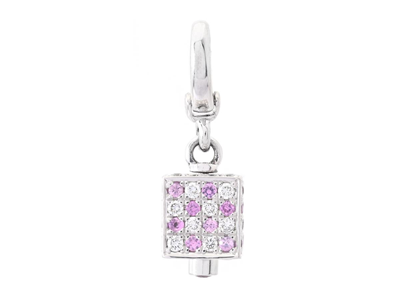 Jewellery, DETACHABLE PENDANT, 18K white gold