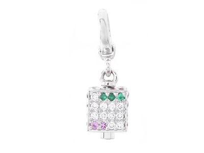 Jewellery, DETACHABLE PENDANT, 18K white gold