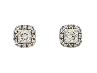 Jewellery, EARRINGS, 18K white gold