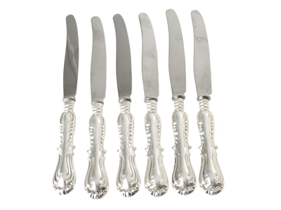 Silverware, KNIVES, silver/steel