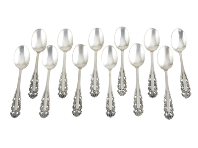 Silverware, COFFEE SPOONS, 12 pieces