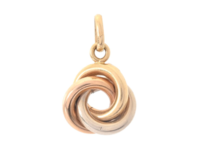 Jewellery, PENDANT, 18K three-coloured gold