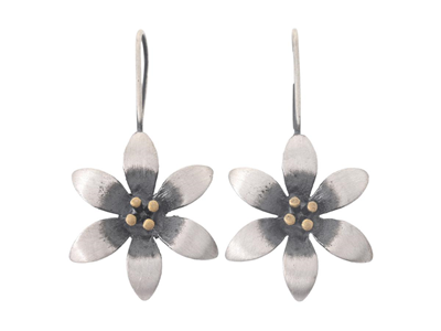 Jewellery, EARRINGS, flowers