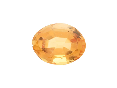 Gemstones, YELLOW TOPAZ, oval-cut
