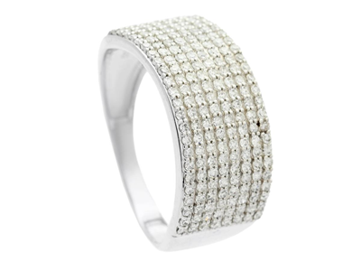 Jewellery, RING, 18K white gold