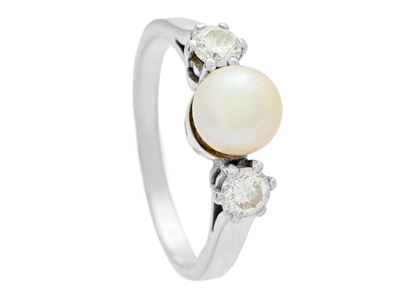 Jewellery, RING, 18K white gold