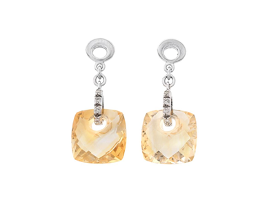 Jewellery, EARRINGS, 18K white gold