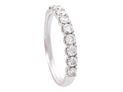 Jewellery, ETERNITY RING, 18K white gold