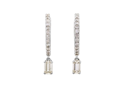 Jewellery, EARRINGS, 18K white gold