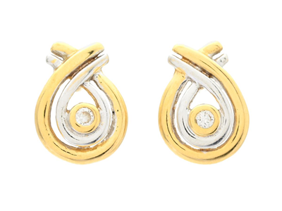 Jewellery, EARRINGS, 18K gold/white gold