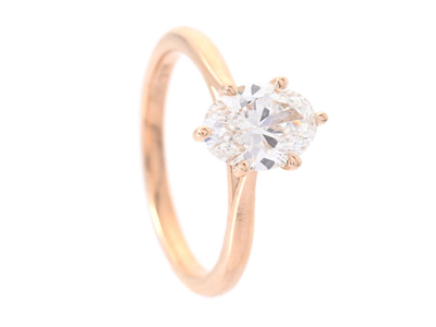 Jewellery, SOLITAIRE RING, 18K gold