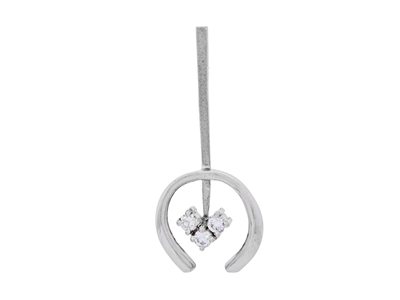 Jewellery, PENDANT, 18K white gold