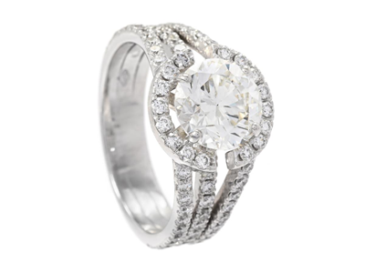 Jewellery, RING, 18K white gold