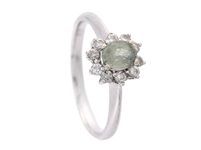 Jewellery, RING, 18K white gold