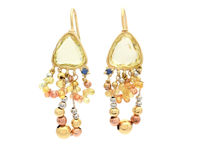 Jewellery, EARRINGS, 18K gold