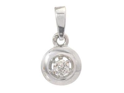Jewellery, PENDANT, 18K white gold